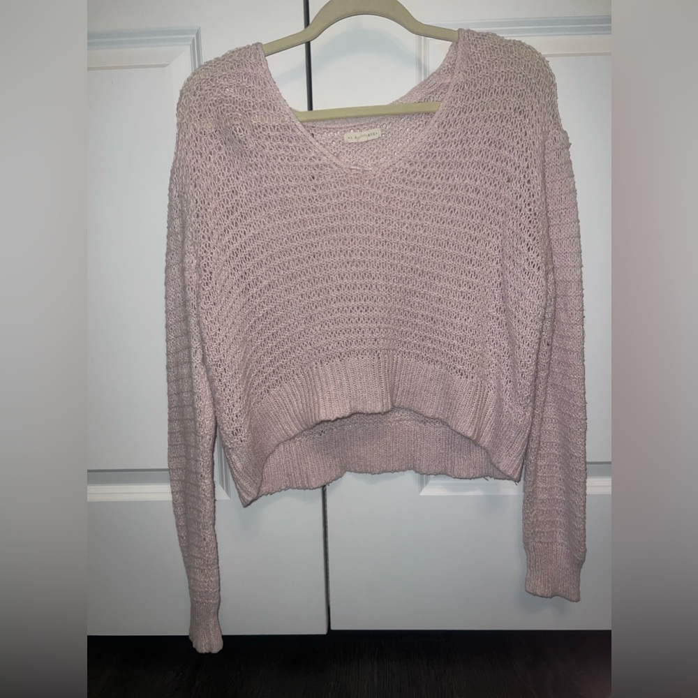 LA HEARTS SMALL PINK SWEATER